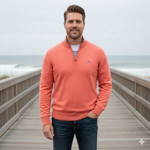 Vineyard Vines Men's Coral Sweater Size L